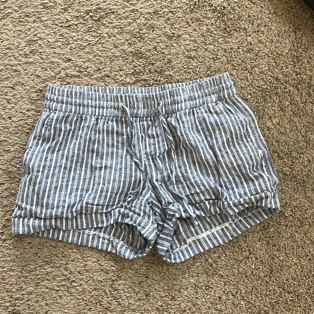 Old Navy Linen Striped Shorts